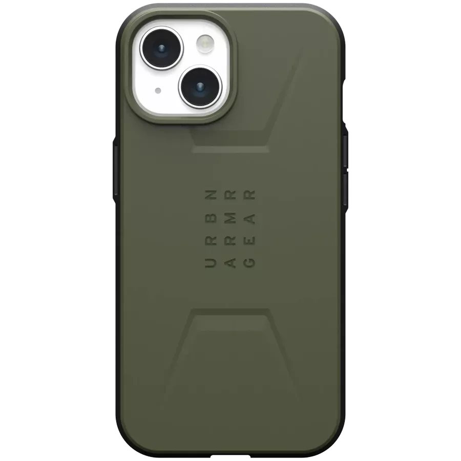 Image Чехол UAG for Apple iPhone 15 Civilian Magsafe Olive Drab