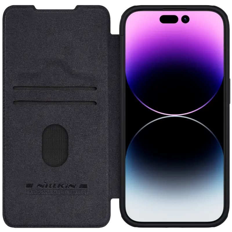 Image Чехол Nillkin for Apple iPhone 15 Pro Max Qin Pro Black