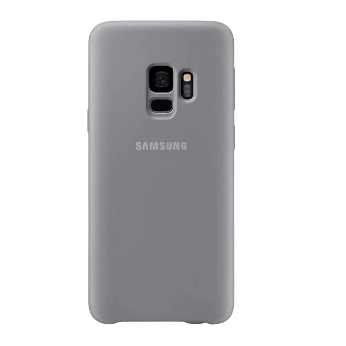 Image Чехол Original Samsung Silicone Cover for Galaxy S9 Gray