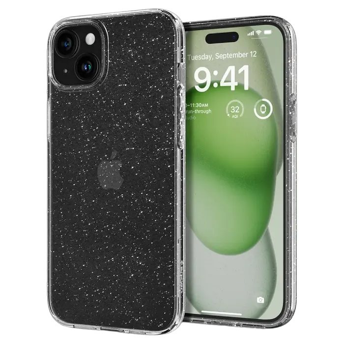 Image Чехол Spigen iPhone 15 Plus Liquid Glitter Crystal