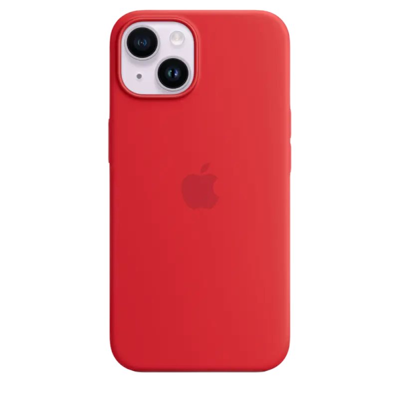 Image Чехол Original iPhone 14 Silicone Case with MagSafe Red