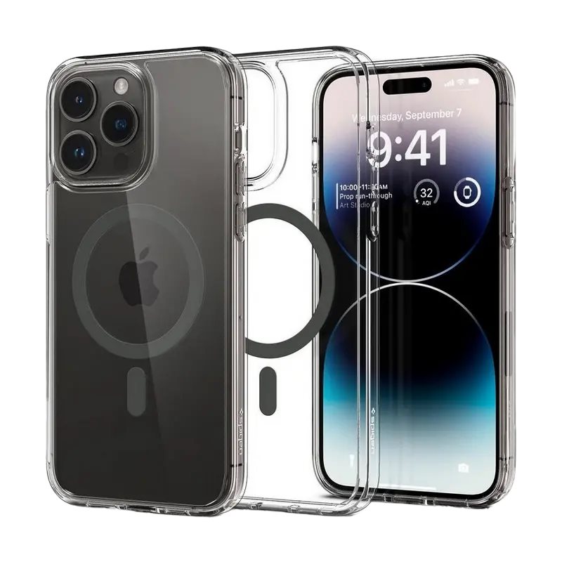 Image Чехол Spigen iPhone 14 Pro Ultra Hybrid Mag Magsafe Graphite