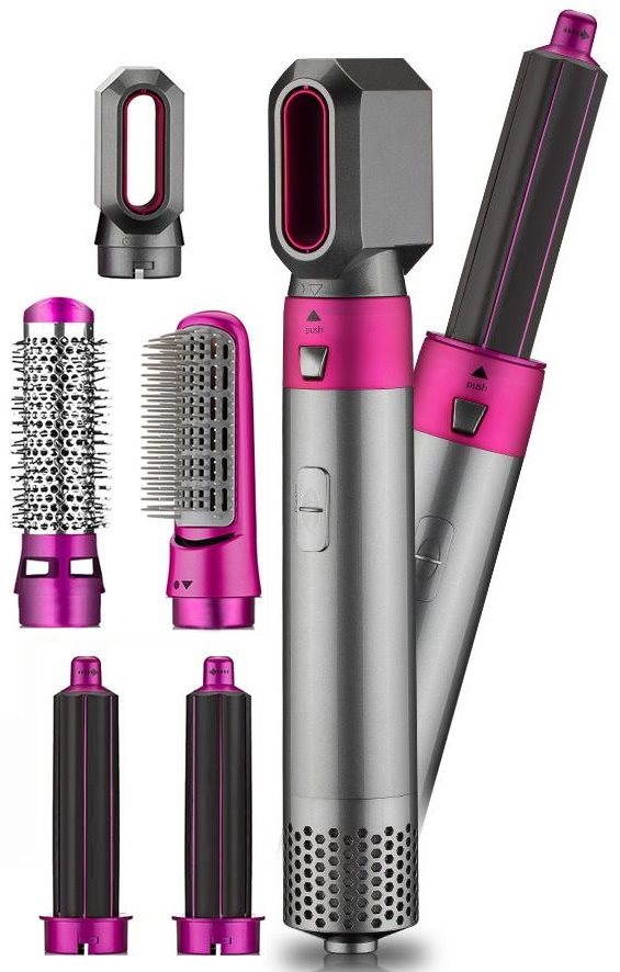 Image Фен-щетка Aptel DA20 Grey/Pink