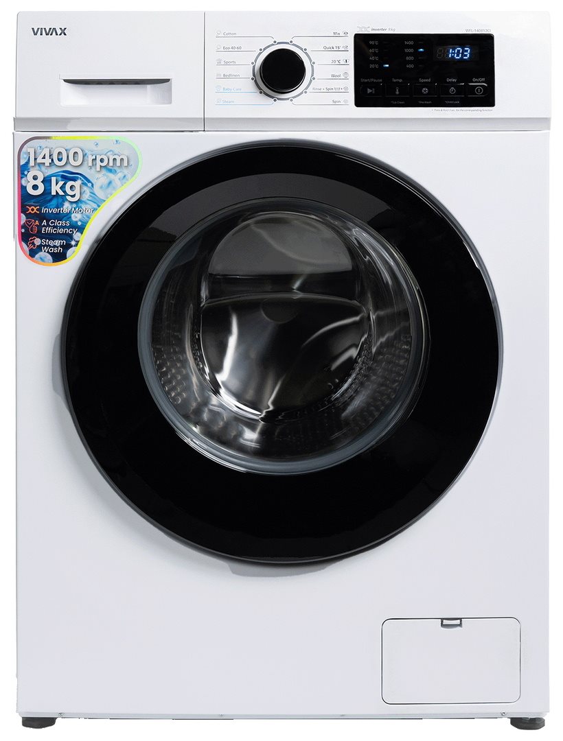 Image Mașina de spălat rufe Vivax WFL-140812CI White