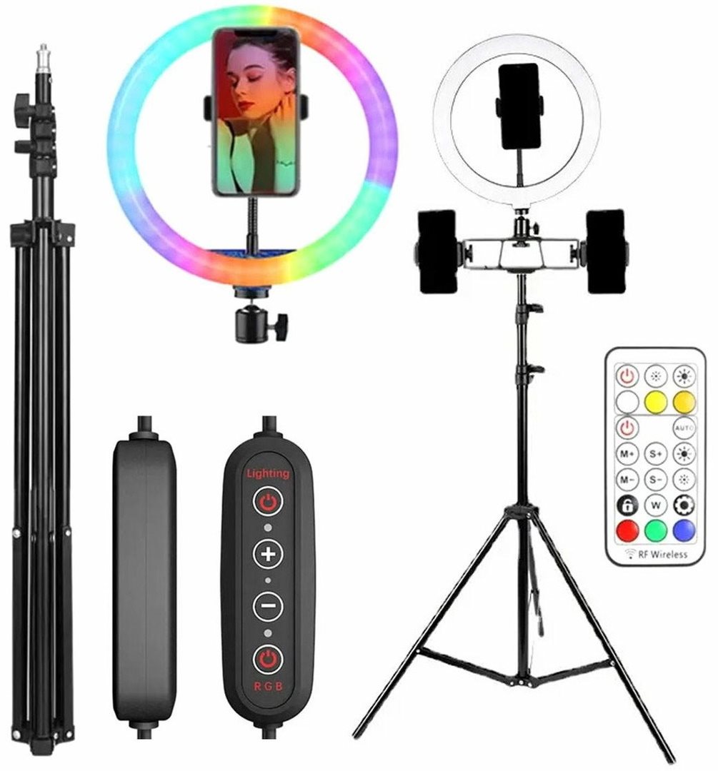 Image Кольцевая лампа Aptel ZD67D Black