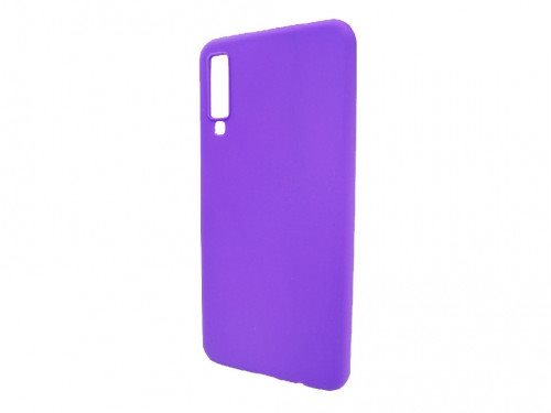 Image Husă Helmet for Samsung Galaxy A7 (2018) TPU Suede Purple