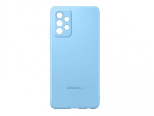 Image Чехол Helmet for Samsung Galaxy A72 Liquid Silicone Denim Blue