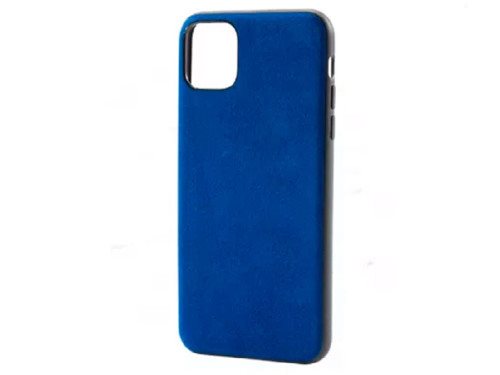 Image Husă Helmet iPhone 11 Alcantara V2 Blue