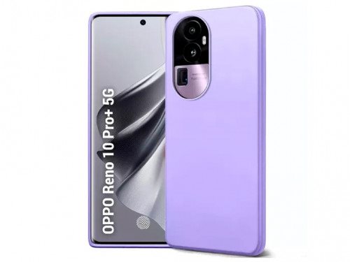 Image Чехол Helmet Liquid Silicone Oppo Reno 10 Pro 5G Purple