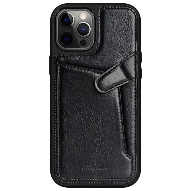 Image Чехол Nillkin Leather iPhone 12/ 12 Pro Aoge Black