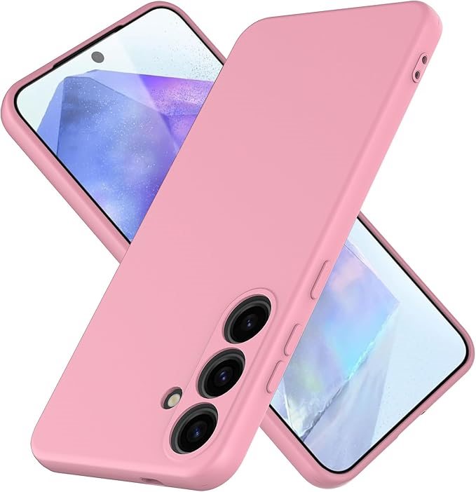 Image Husă WOO Liquid Silicone Samsung A55 5G Pink