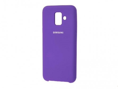 Image Чехол Helmet TPU Suede Samsung A6 (2018) Purple