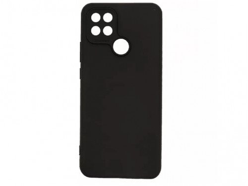 Image Чехол Helmet Oppo A15/15s Liquid Silicone Black