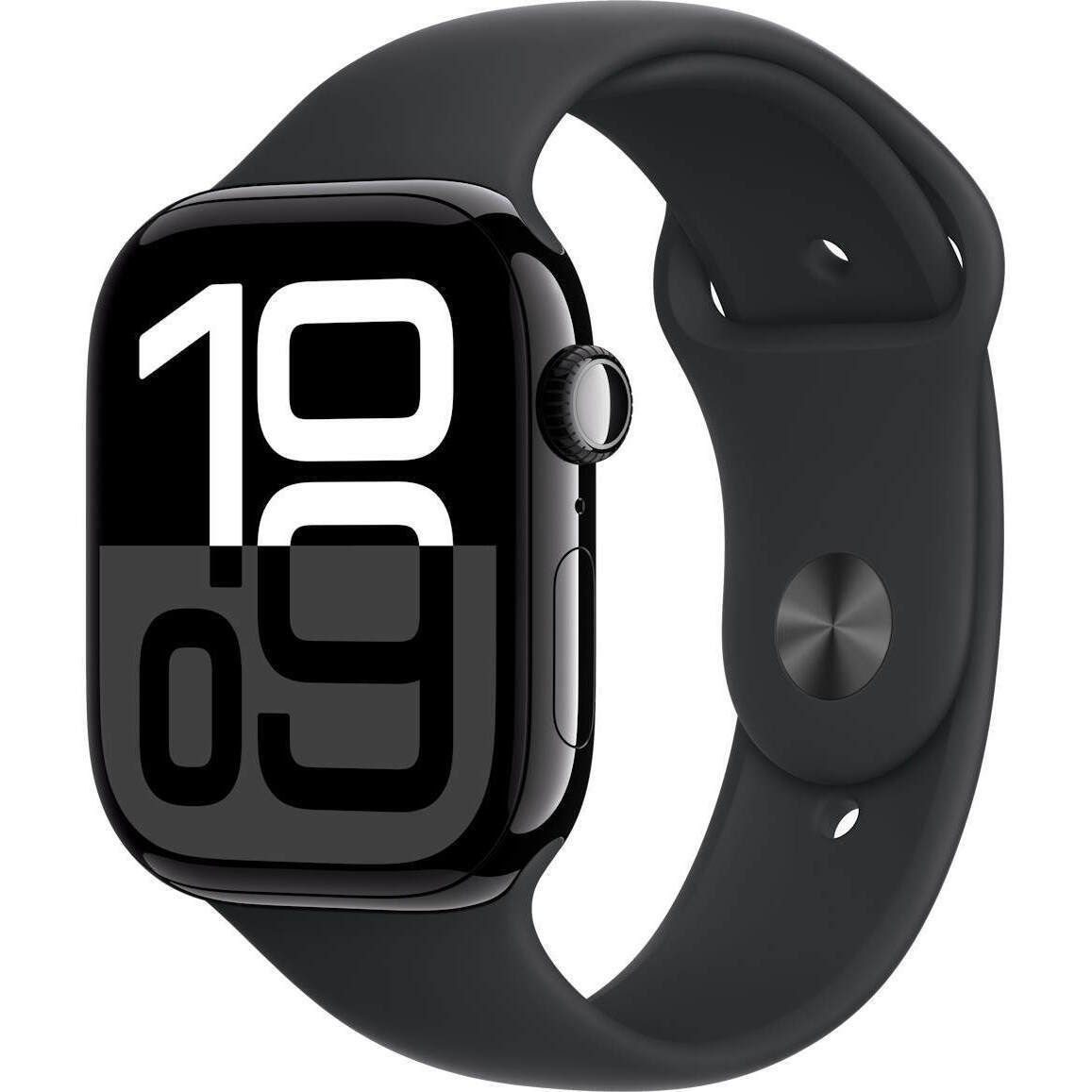 Image Умные часы Apple Watch Series 10 GPS+LTE 46mm MWY33 Jet Black Aluminium Black Sport Band S/M