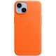 Image Чехол Apple Original iPhone 14 Leather Case with MagSafe Orange