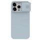 Image Husă Nillkin for Apple iPhone 15 Pro CamShield Silky Silicone Star Gray