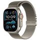 Image Ceas inteligent Apple Watch Ultra 2 GPS + LTE 49mm MX5T3 Natural Titanium/Titanium Milanese L