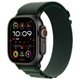 Image Ceas inteligent Apple Watch Ultra 2 GPS+LTE 49mm MX4T3 Black Titanium/Dark Green Alpine Loop L
