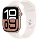 Image Ceas inteligent Apple Watch Series 10 GPS 42mm MWWJ3 Rose Gold Aluminum with Light Blush Sport M/L