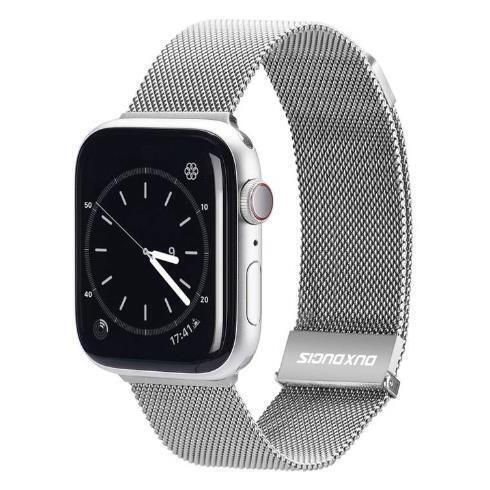 Image Ремешок DUX DUCIS for Apple Watch 42/44/45mm Strap Milanese Version Silver