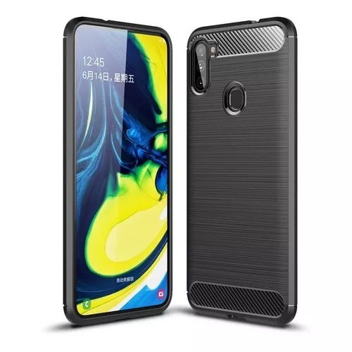 Image Husă Helmet Carbon Samsung Galaxy A01 Black