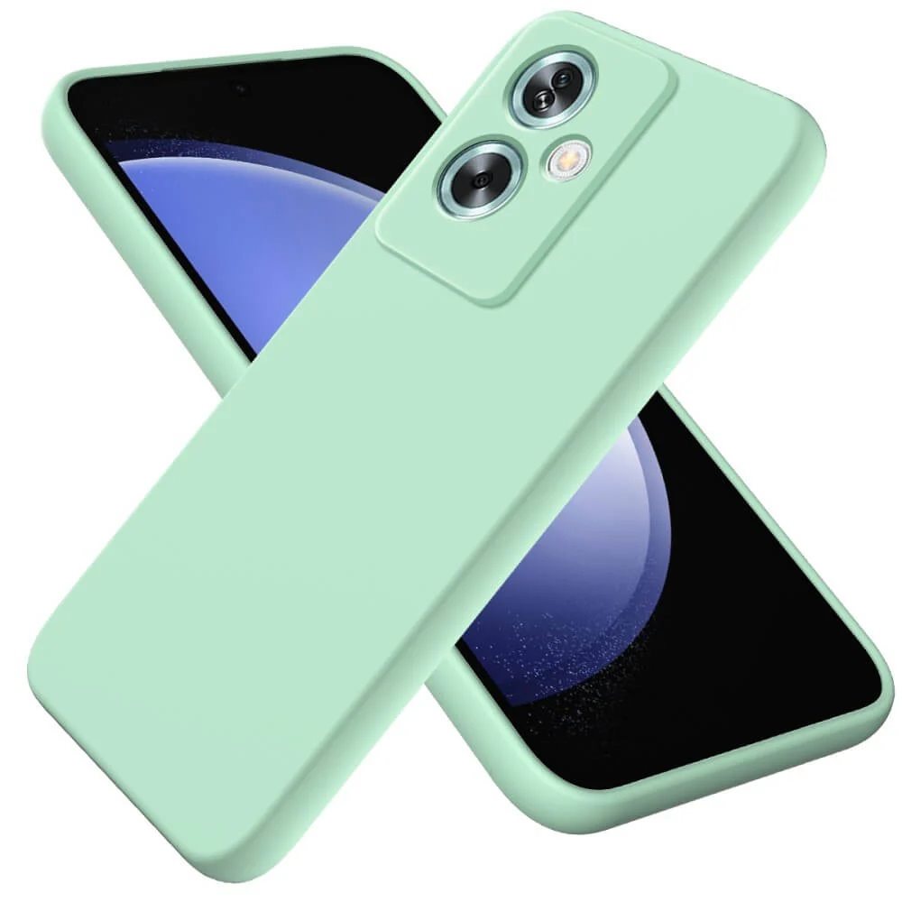 Image Husă WOO Silicone Neo Soft for Oppo A79 Green