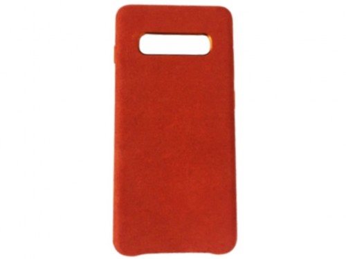 Image Чехол Helmet for Samsung Galaxy S10 Alcantara V2 Red