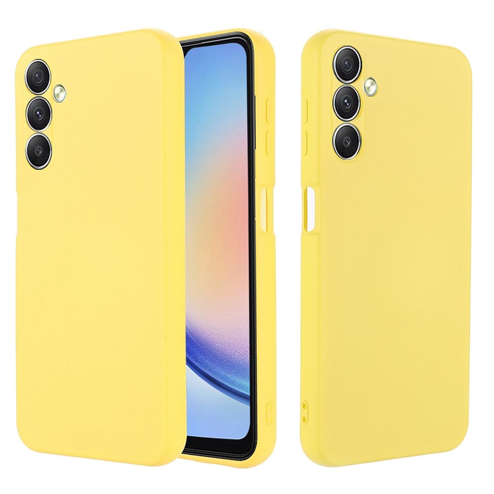 Image Чехол WOO for Samsung Galaxy A25 Liquid Silicone Yellow