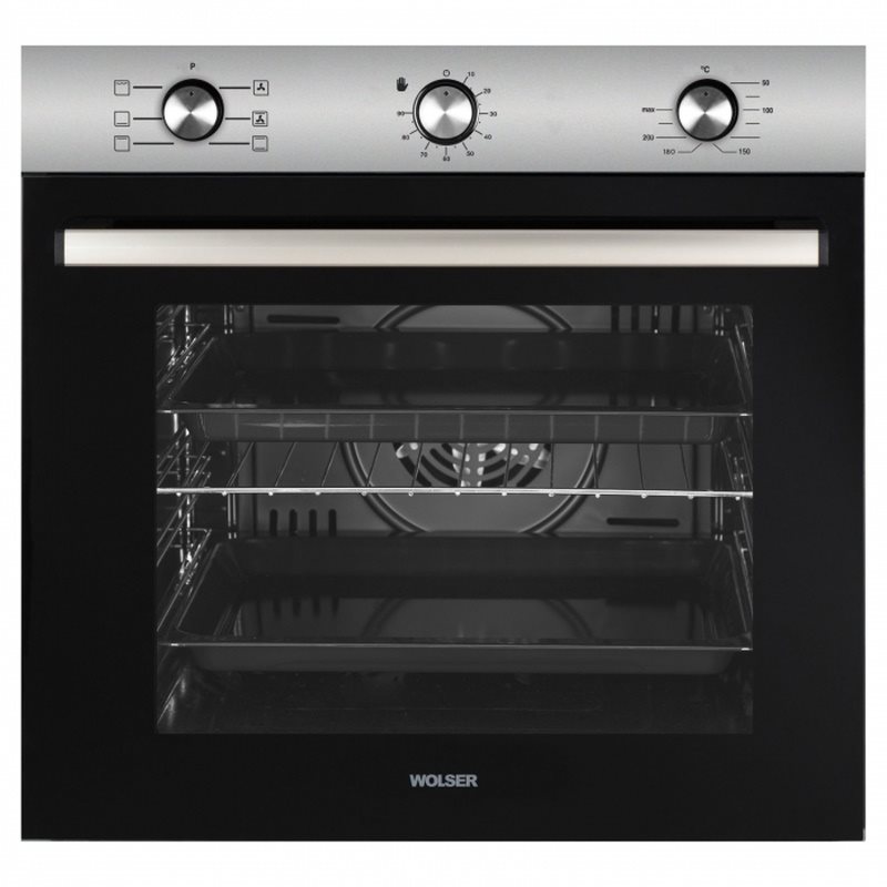 Image Встраиваемый электрический духовой шкаф Wolser WL-M 66 Mix Inox/Black