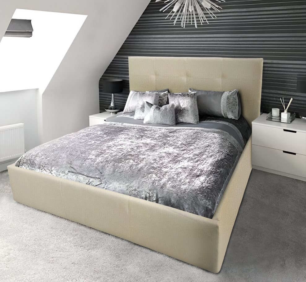 Image Кровать Montella Soft Monolith 02 160x200 Milky