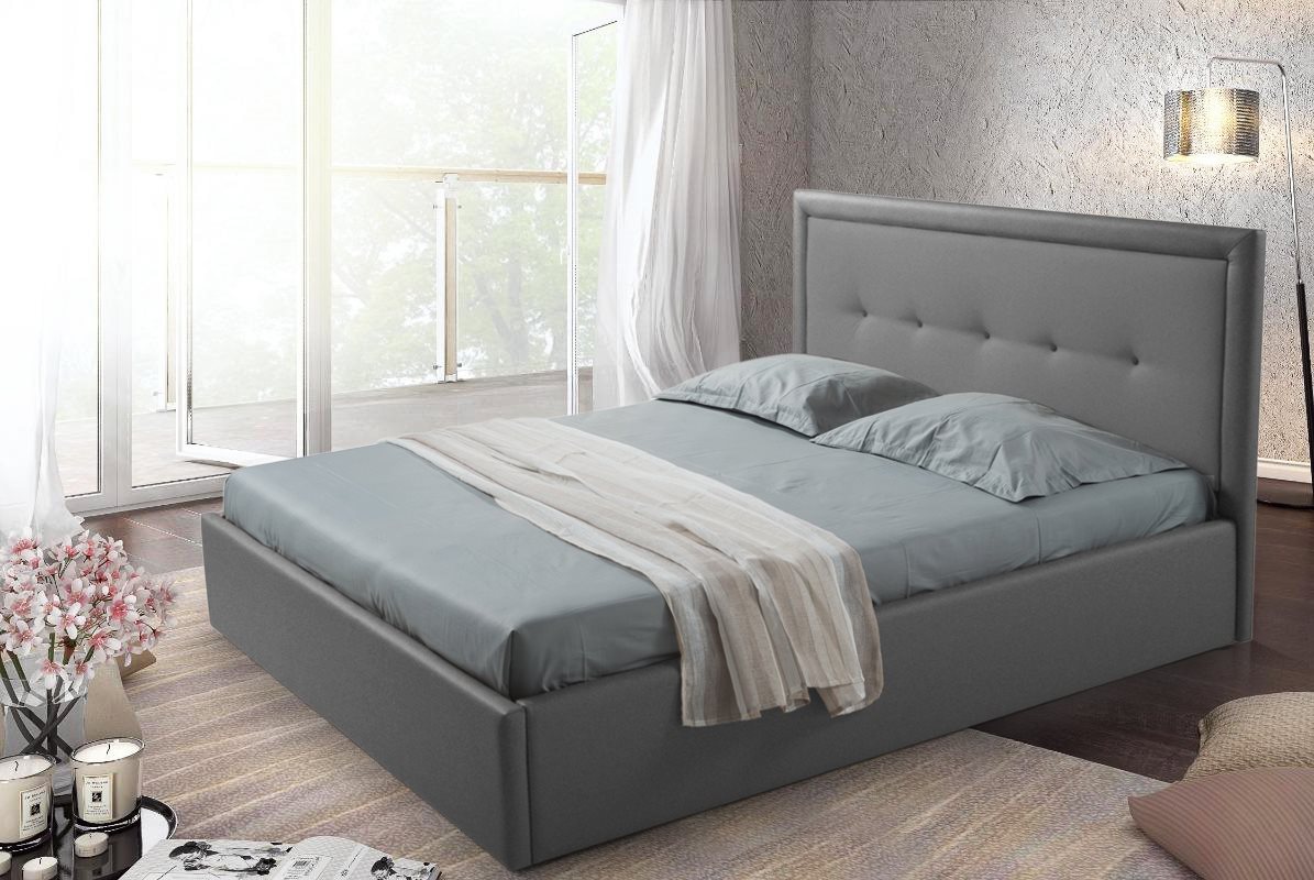 Image Кровать Montella Chloe Riviera 91 160x200 Gray