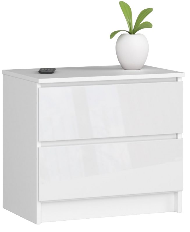 Image Тумба Akord K60 2SZ White