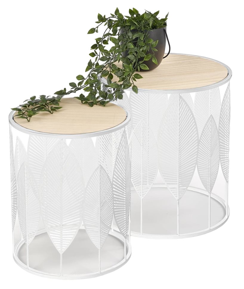 Image Журнальный cтолик Halmar Folla White/Natural