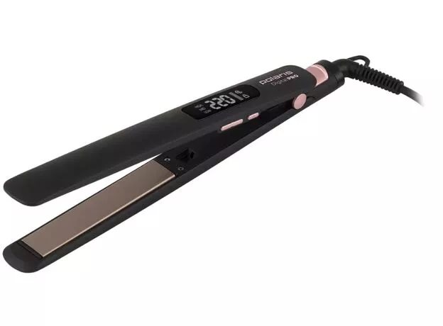Image Выпрямитель для волос Polaris PHS 5012 KT UltraSlim Digital Pro Black/Gold/Pink