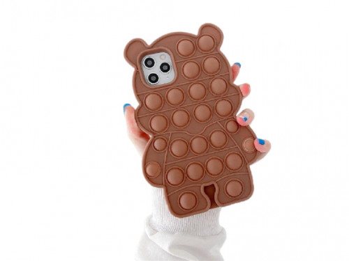 Image Чехол Helmet iPhone 12/12 Pro Popit Bear Mix