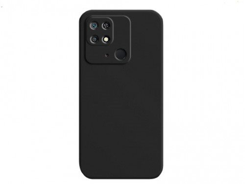 Image Чехол Helmet Xiaomi Redmi 10C Liquid Silicone Black