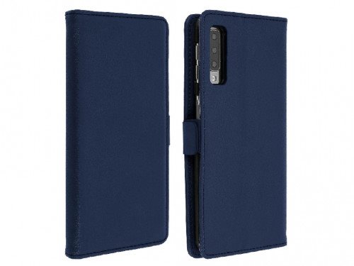 Image Husă Helmet Samsung Galaxy A7 TPU Suede Dark Blue