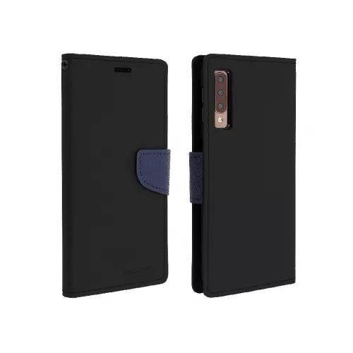 Image Husă Helmet Samsung Galaxy A7 (2018) TPU Suede Black