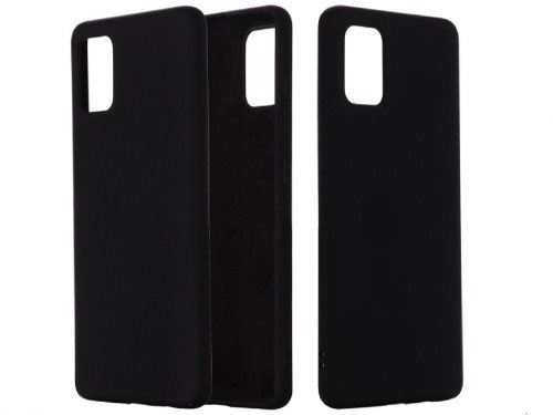 Image Husă Helmet Samsung Galaxy A31 Liquid Silicone Black
