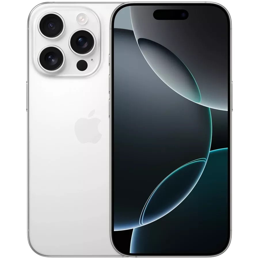 Image Мобильный телефон iPhone 16 Pro 128Gb Dual Sim White Titanium