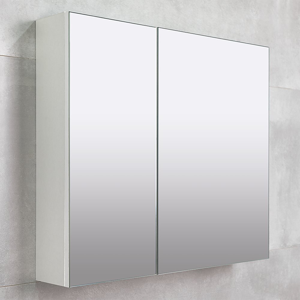 Image Шкаф с зеркалом Bayro Dorado 800x700 White