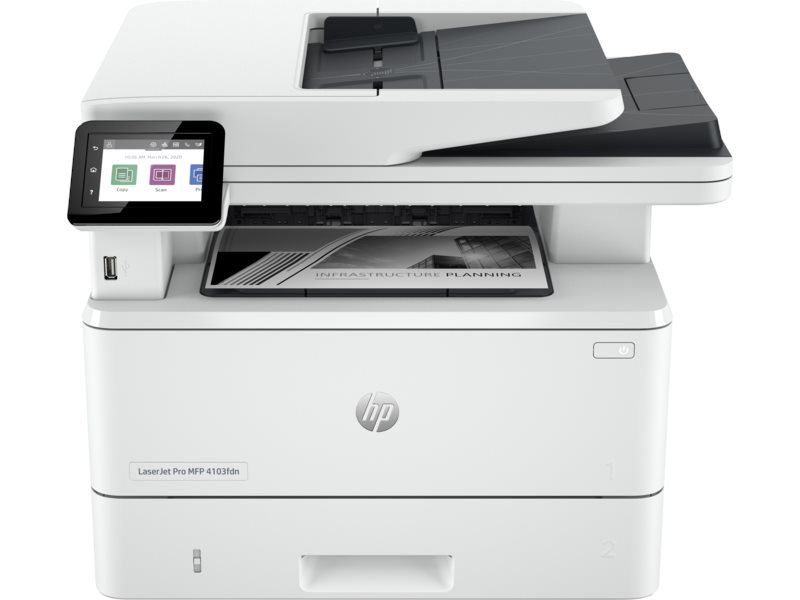 Image МФУ HP LaserJet Pro 4103fdn (Открытая коробка)