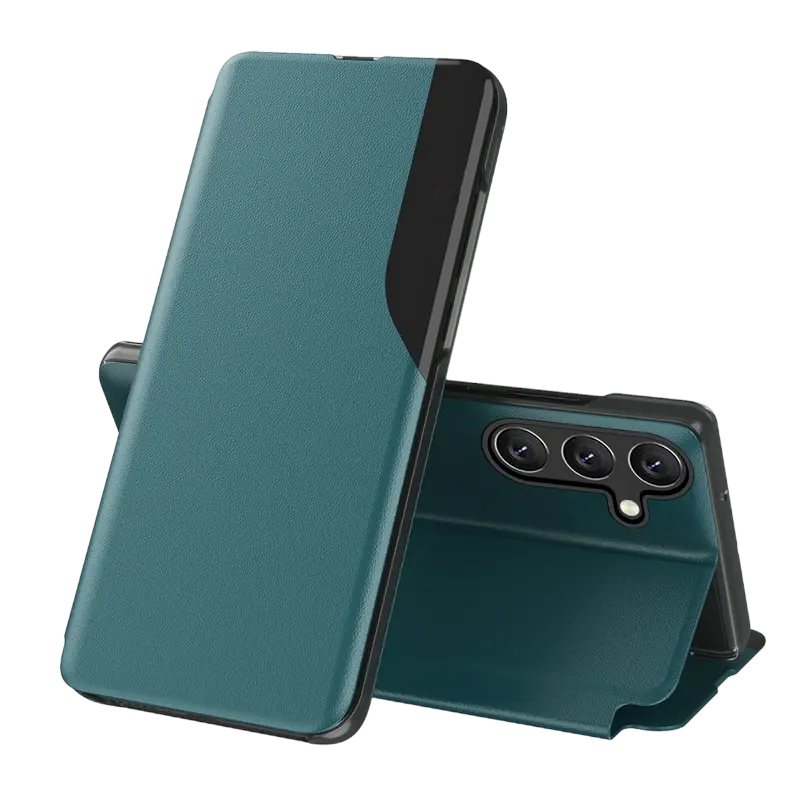 Image Чехол Xcover Samsung Galaxy A55 Soft Book View Series Green