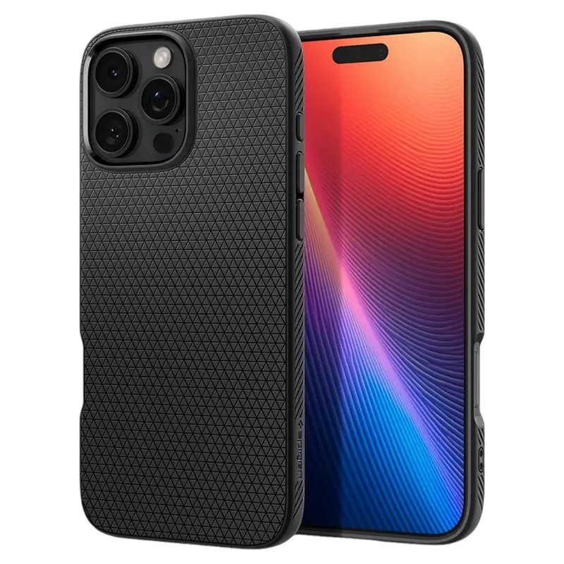 Image Чехол Spigen iPhone 16 Pro Liquid Air Matte Black