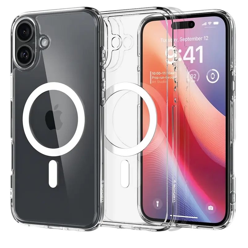 Image Чехол Spigen iPhone 16 Ultra Hybrid Mag Magsafe White