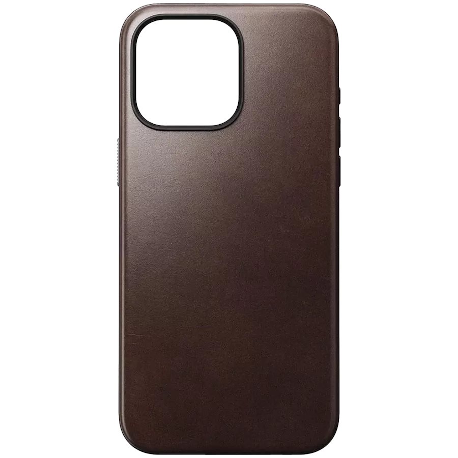 Image Чехол Nomad Modern Leather Apple iPhone 15 Pro Max Brown