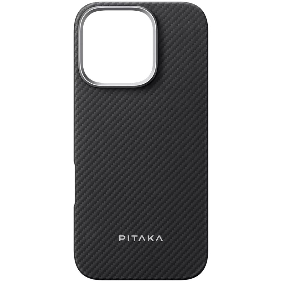 Image Чехол Pitaka Ultra Slim Apple iPhone 16 Pro MagSafe Black/Grey