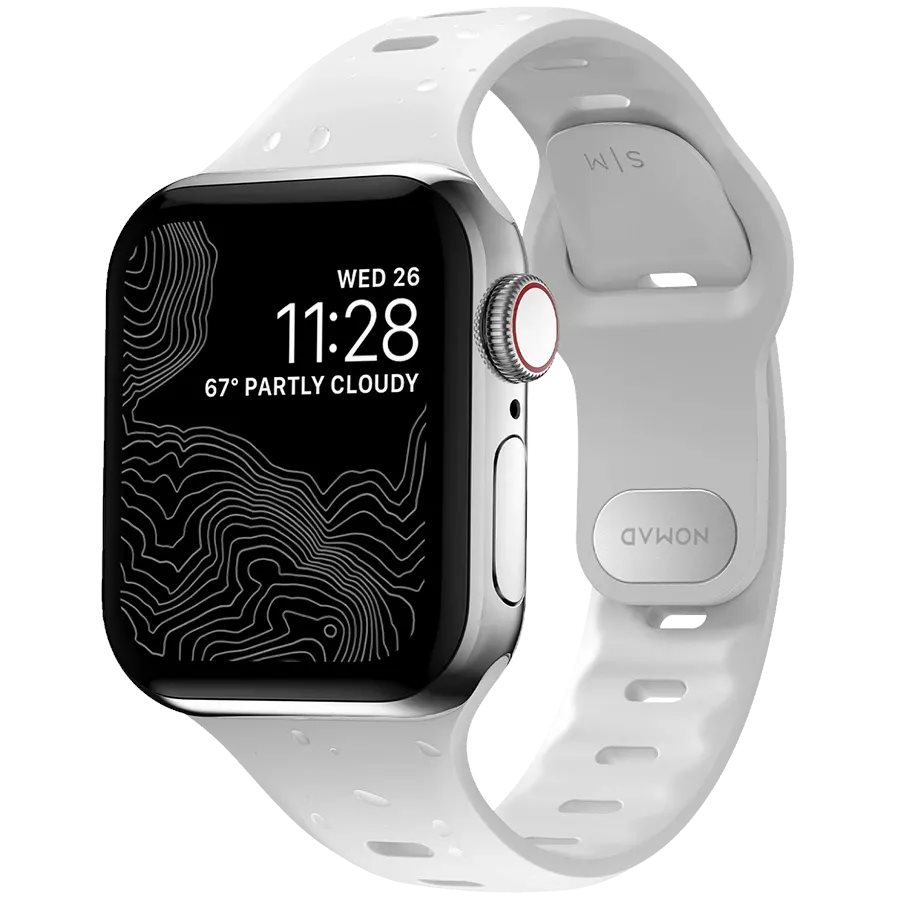 Image Ремешок Nomad Apple Watch Ultra 45/49mm Sport Band Waterproof White