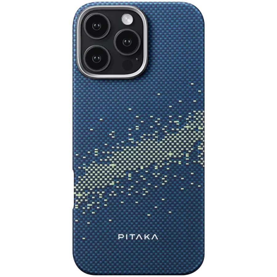 Image Чехол Pitaka iPhone 16 Pro MagSafe Milky Way Galaxy