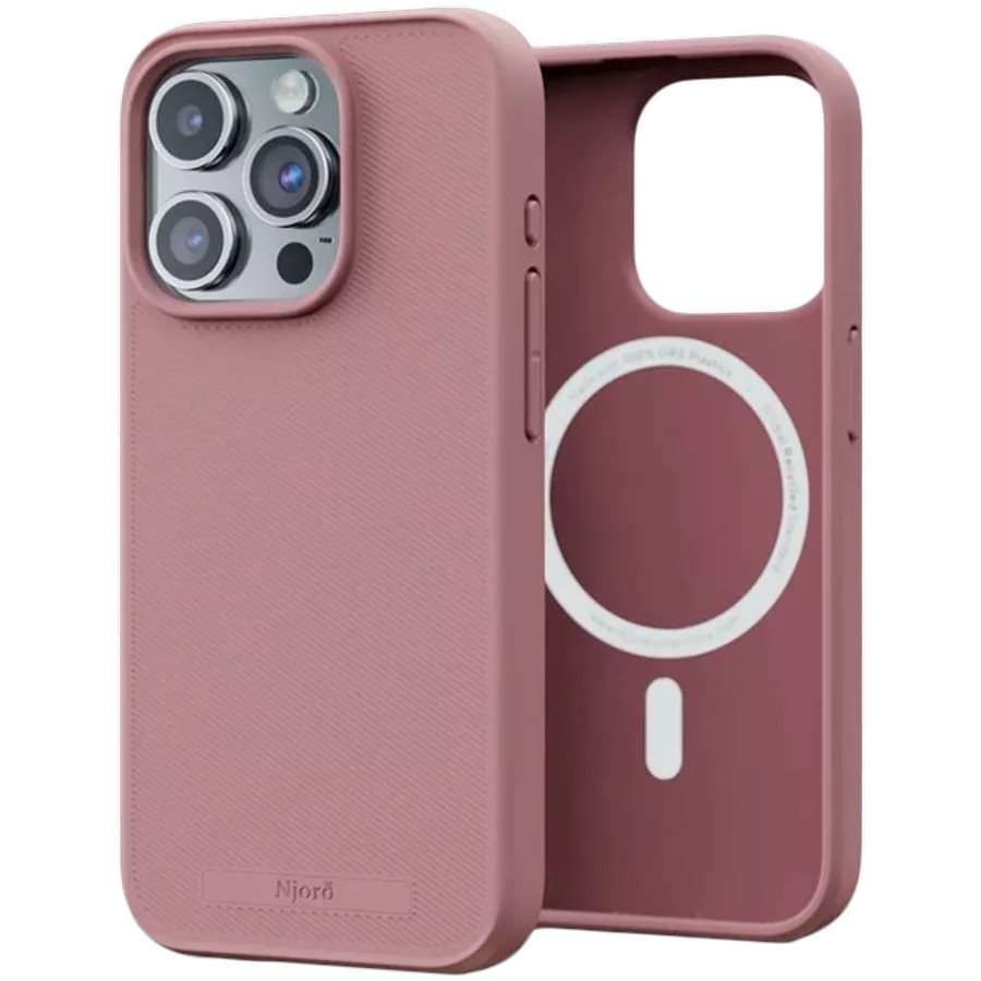Image Чехол Njord Apple iPhone 15 Pro MagSafe Pink Blush